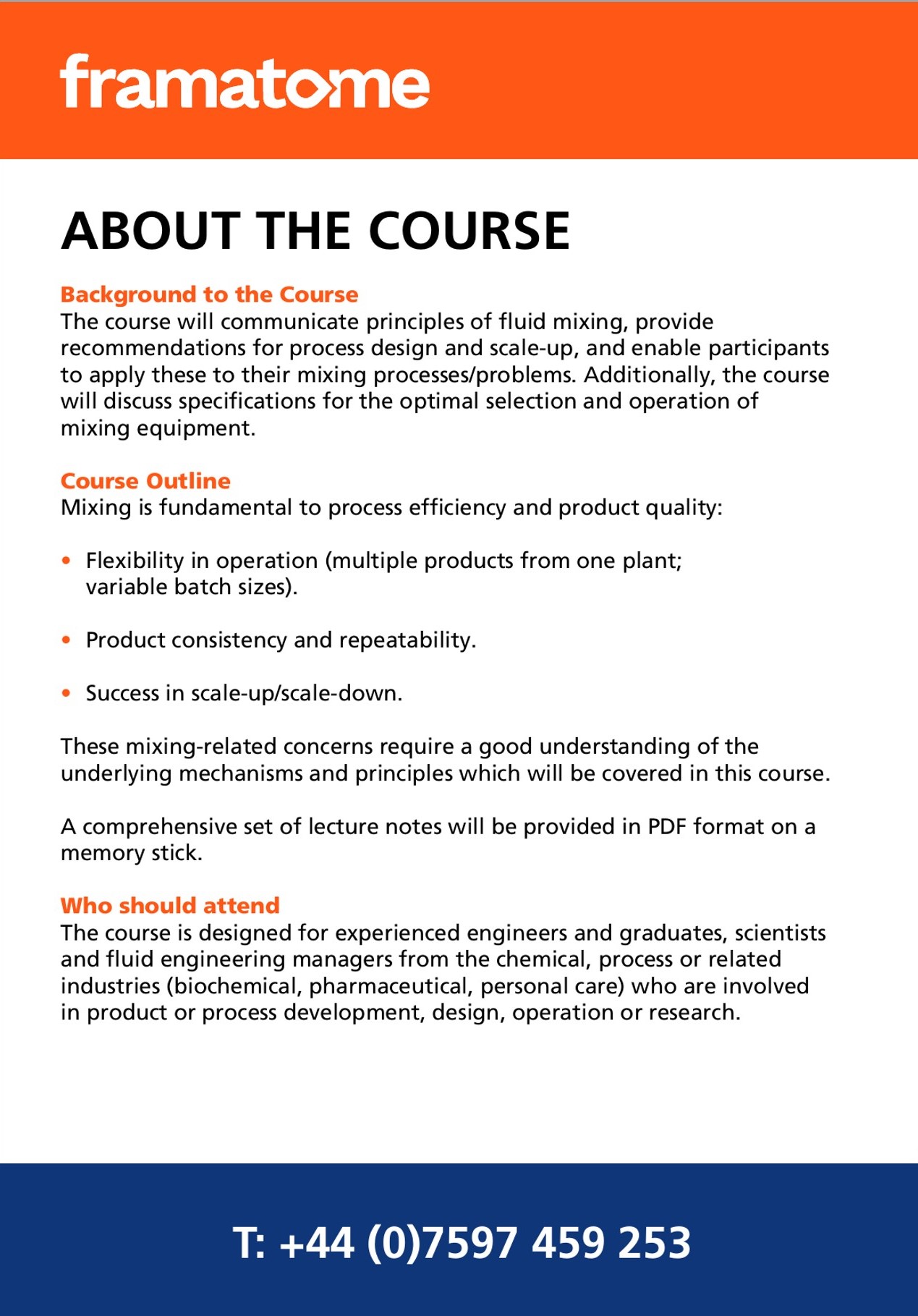 Mixing Course